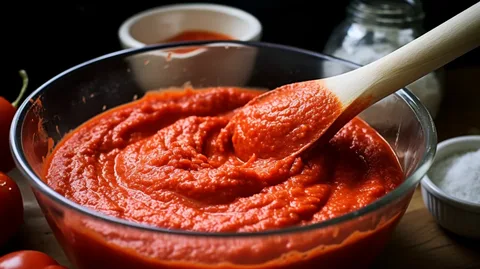 تصویر 4 از رب گوجه فرنگی چین چین قوطی فلزی پخت طولانی